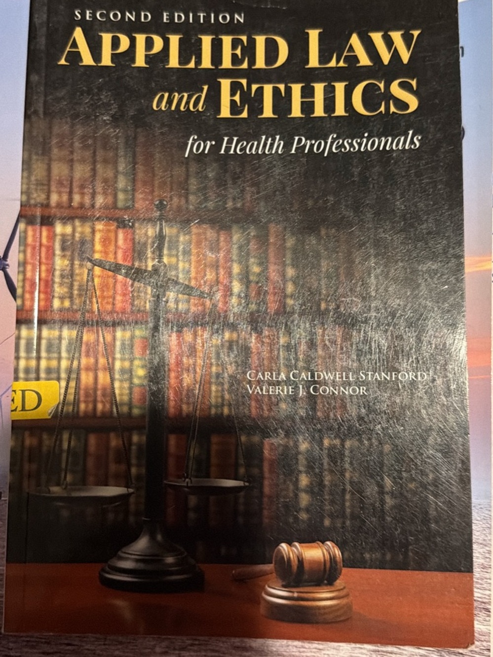 Applied Law and Ethics for Health Professionals - Black & Brown Cover